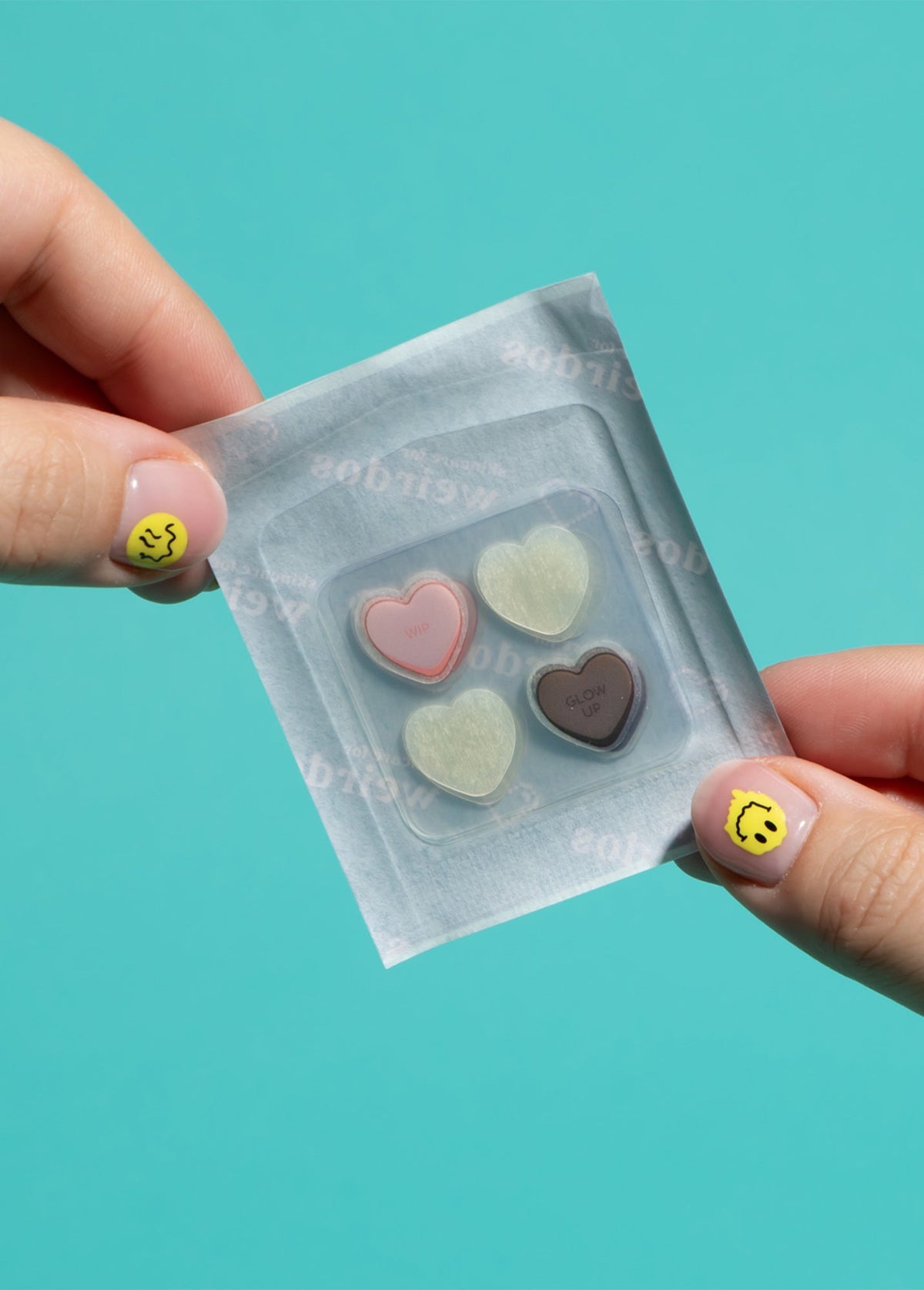 Skincare for Weirdos healing heart pimple patches, 32 pack