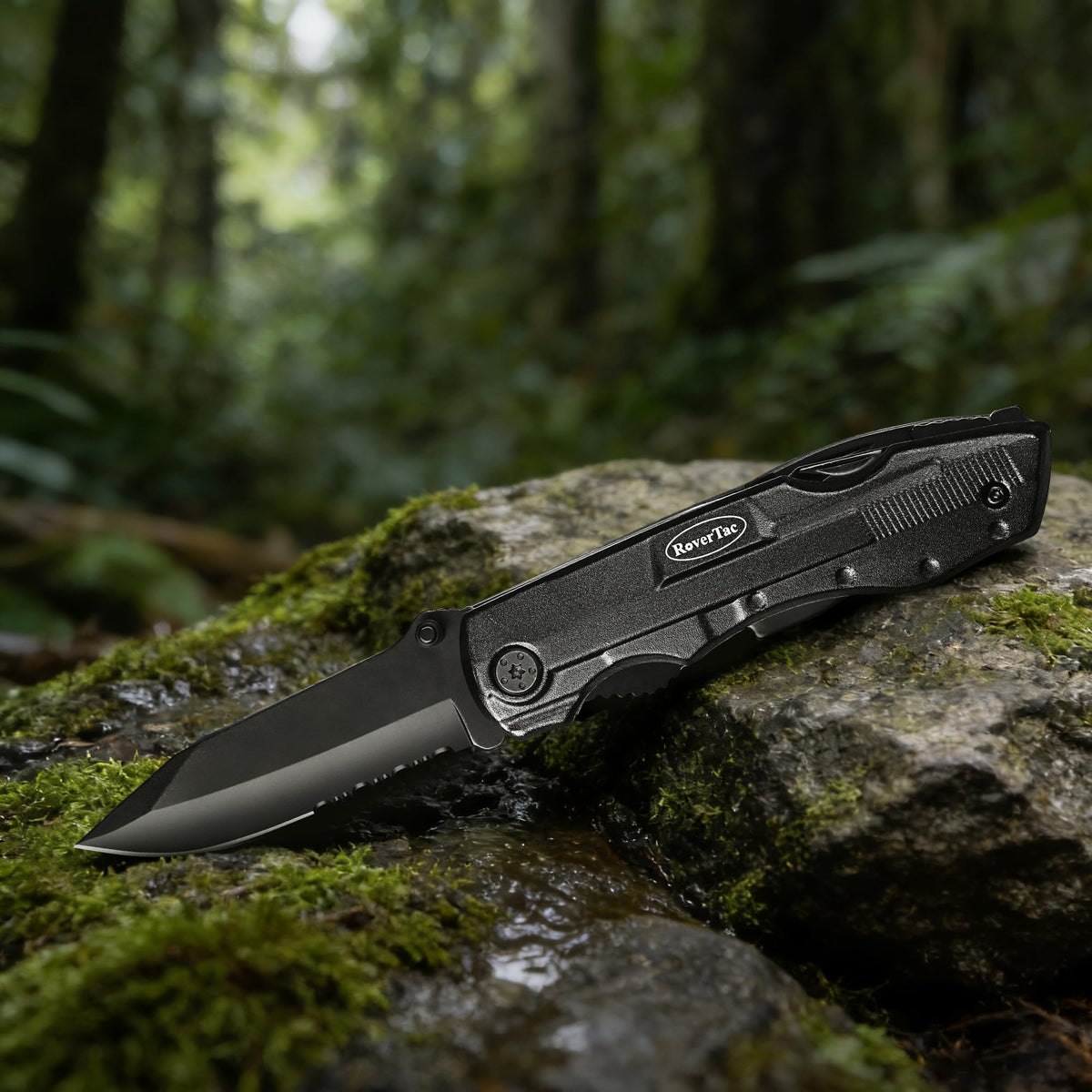 RoverTac 15-in-1 pocket multitool with pliers and nylon sheath, alternate view