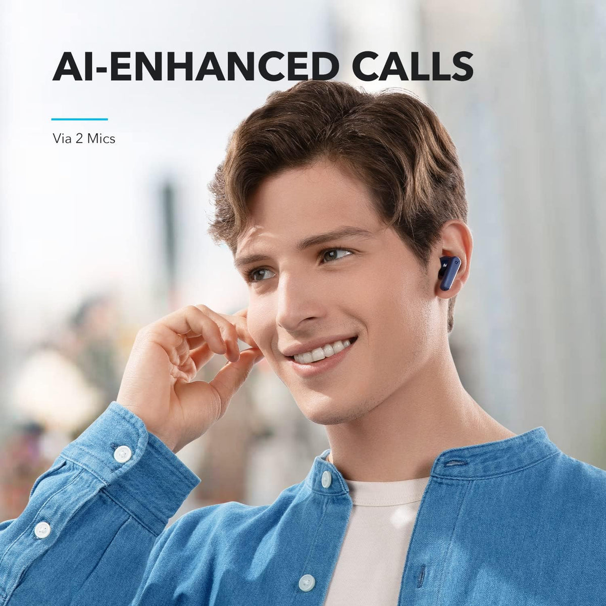 soundcore by Anker P20i true wireless earbuds with charging case, alternate view