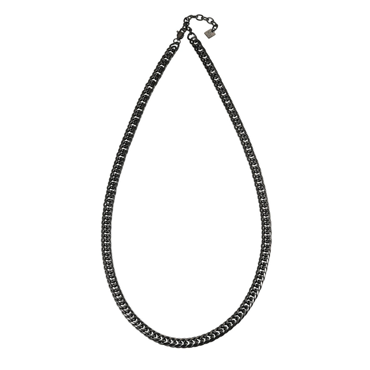 HACKNEY NINE ABASI black carbon chunky link chain