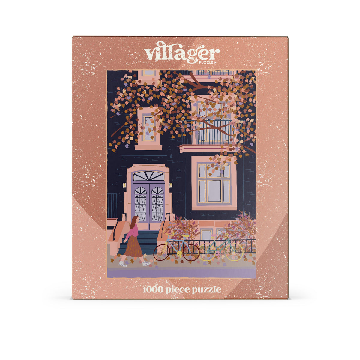 Villager Puzzles Autumn in Montreal 1000-piece jigsaw puzzle, alternate view
