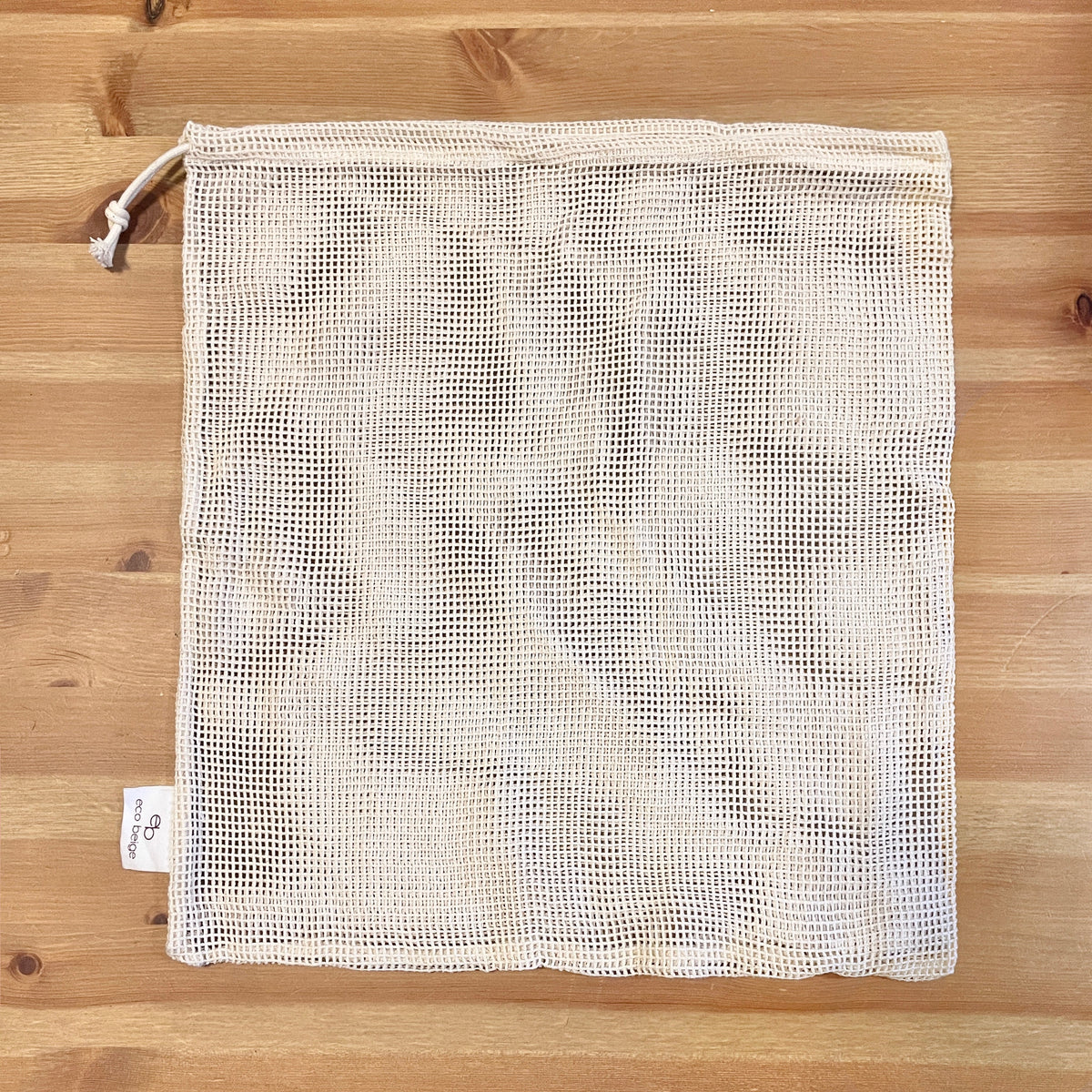Eco Beige cotton laundry bag