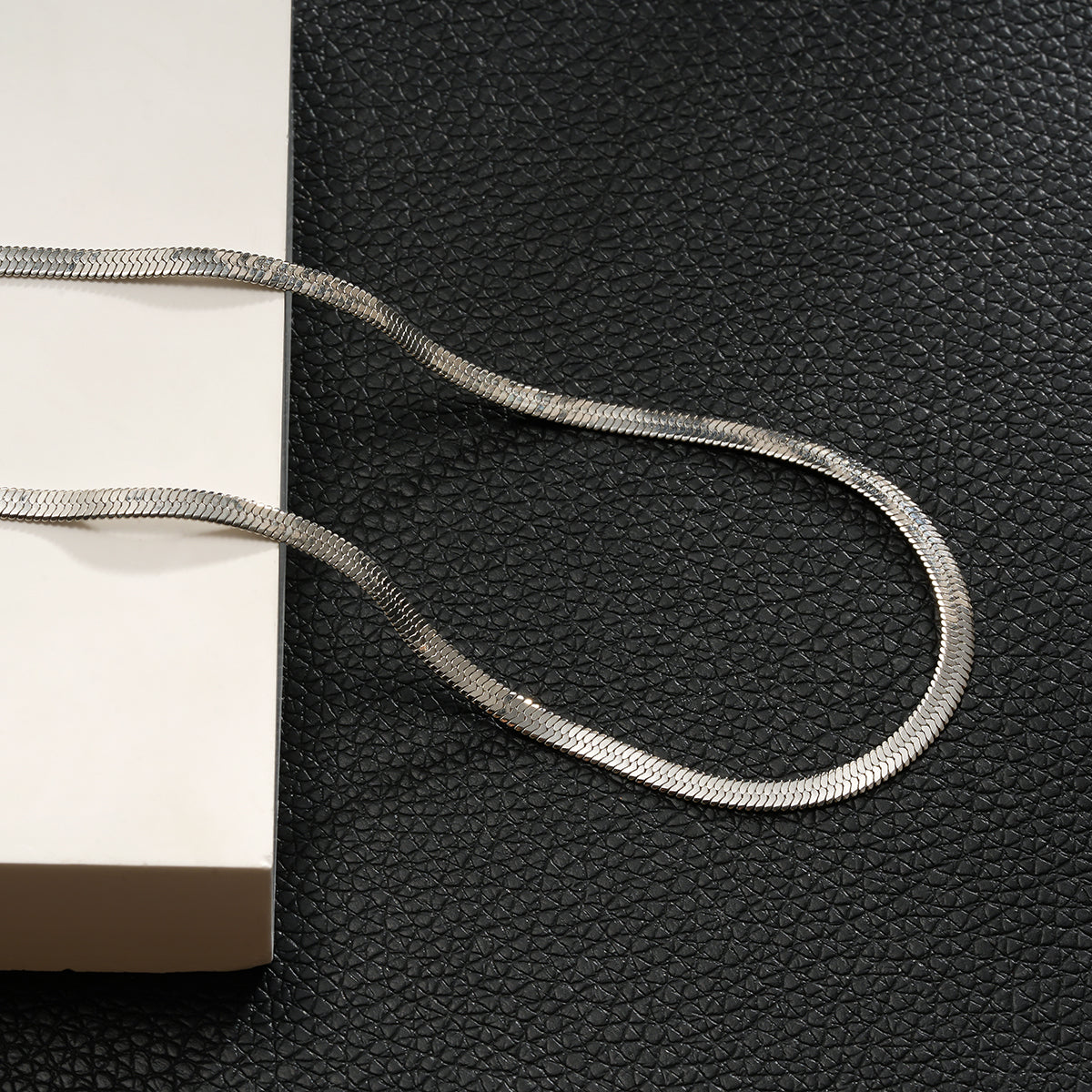 HACKNEY NINE FRYDA silver-tone snake chain necklace, alternate view