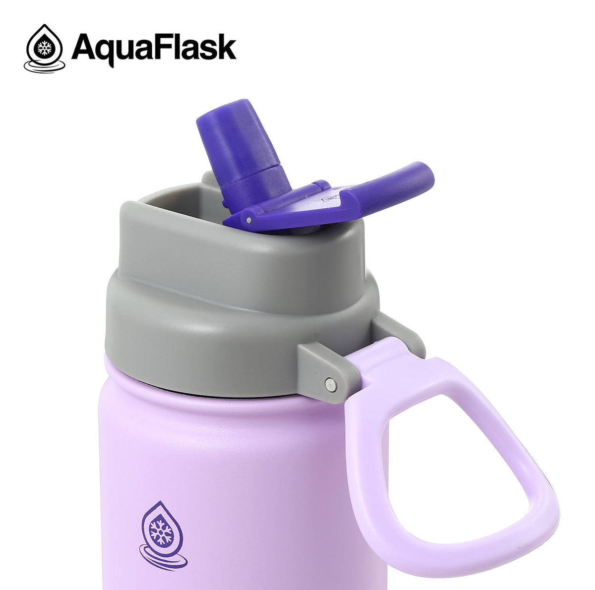 AquaFlask Kids FlipSip 14oz water bottle, alternate view