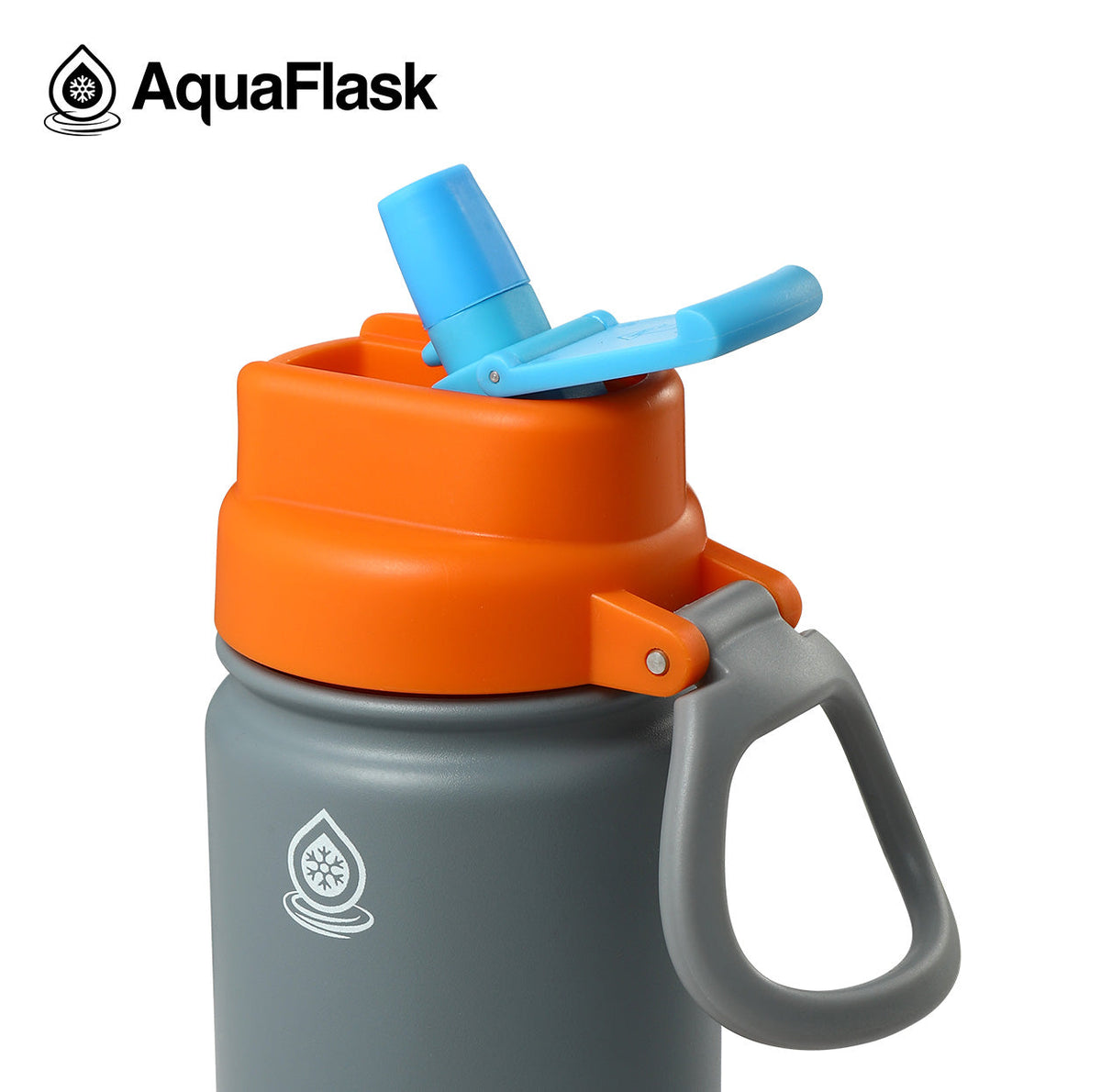 AquaFlask Kids FlipSip 14oz water bottle, alternate view