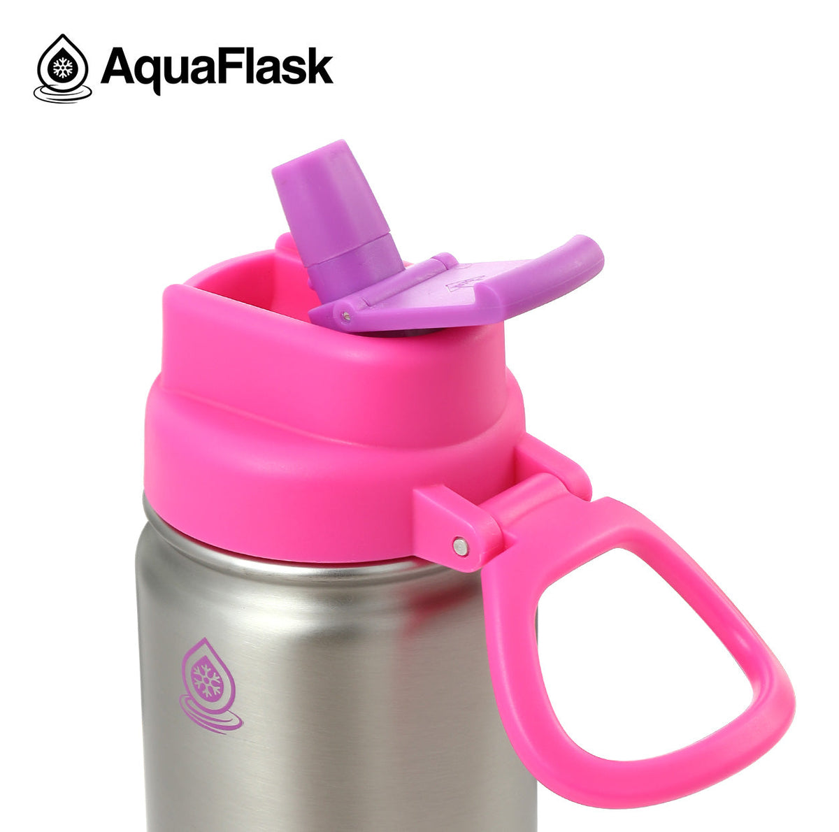 AquaFlask Kids FlipSip 14oz water bottle, alternate view