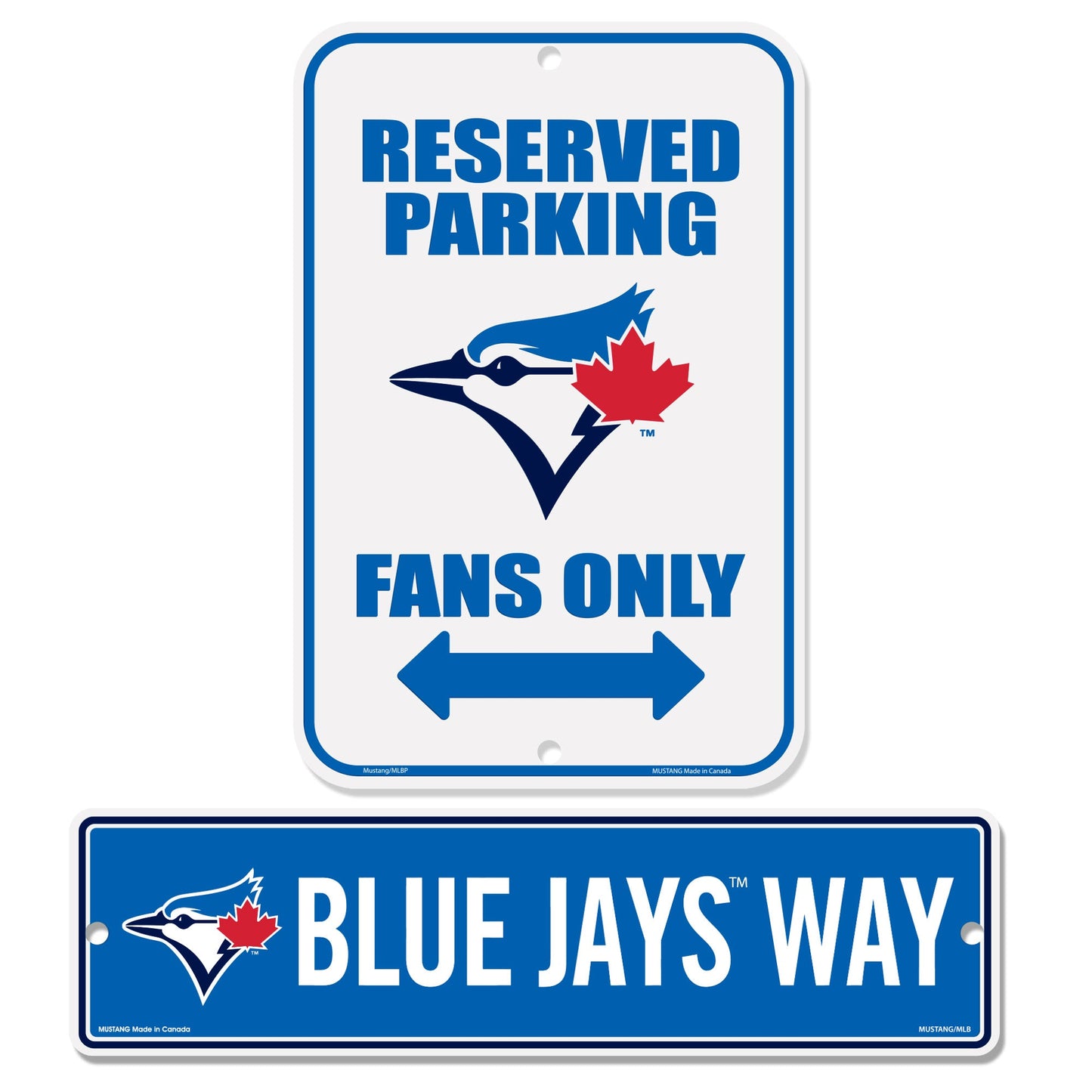 Toronto Blue Jays Signs - 2 Pack Parking & Street Set