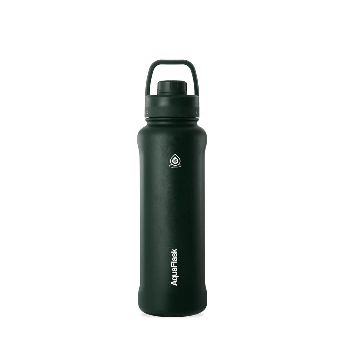 AquaFlask 40oz stainless steel water bottle with sports lid in MOSS GREEN