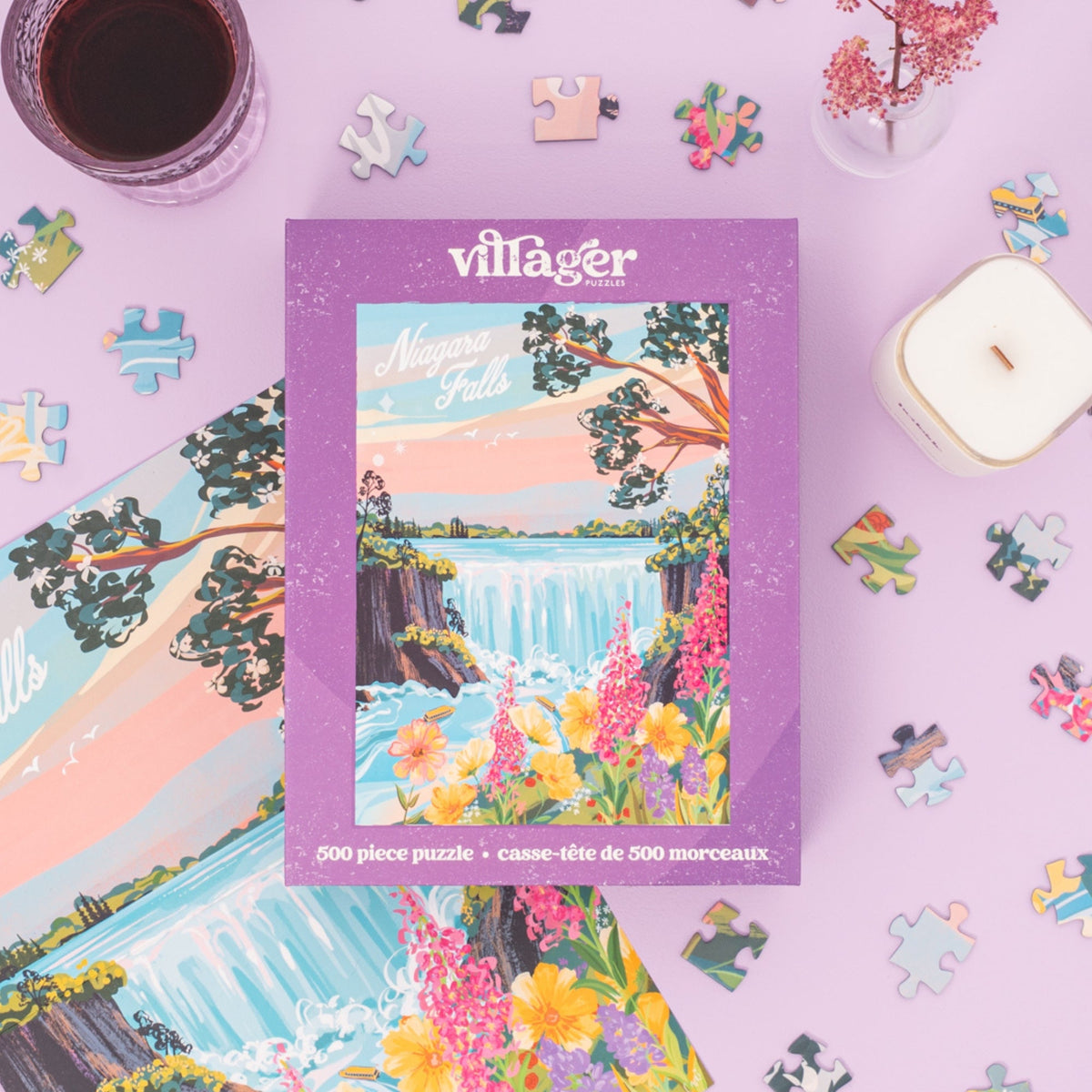 Villager Puzzles Niagara Falls 500-piece jigsaw puzzle