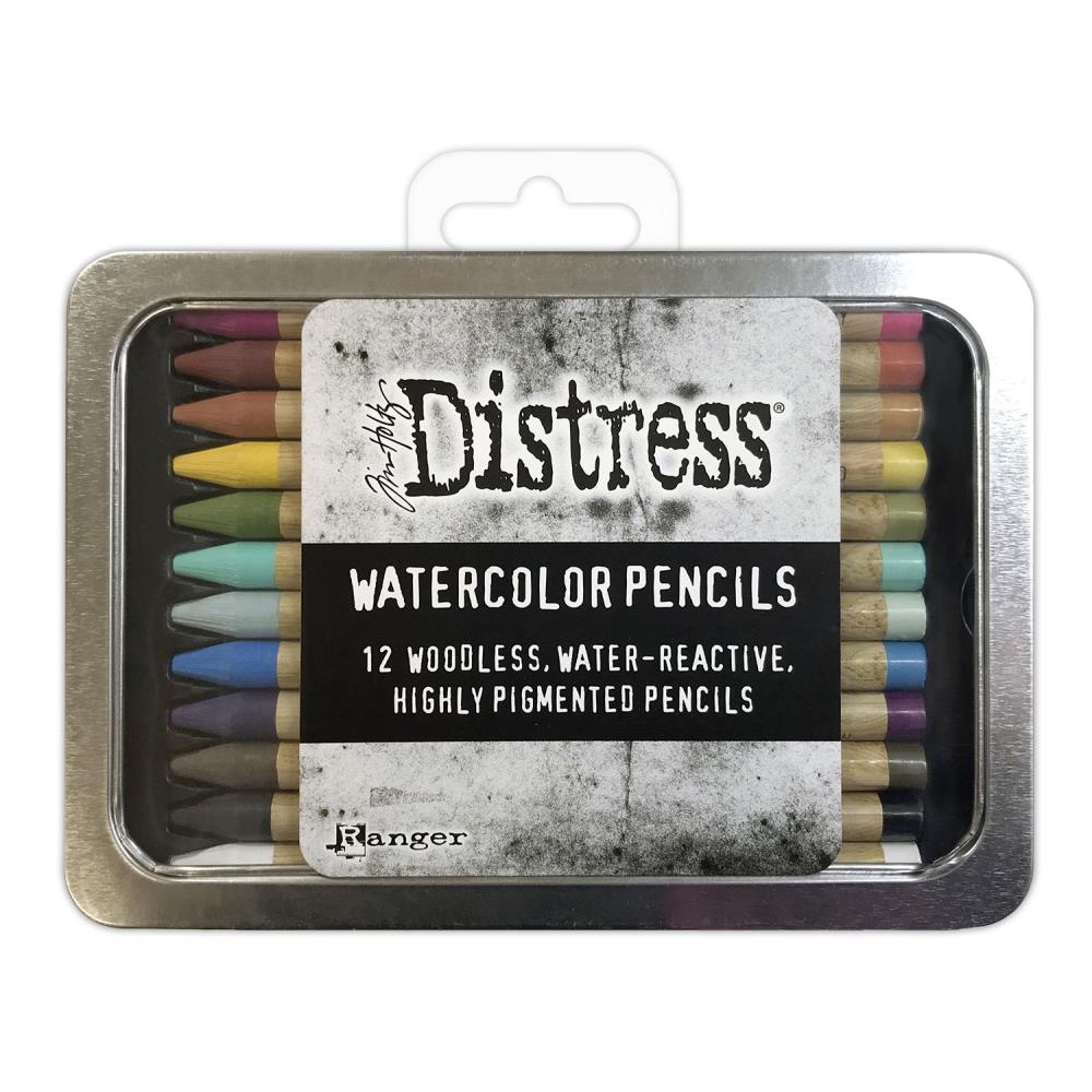 Tim Holtz Distress watercolor pencils, set of 12