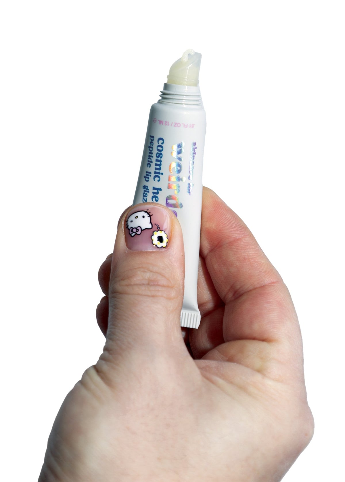 Skincare for Weirdos peptide lip glaze in Vanilla Softee, alternate view