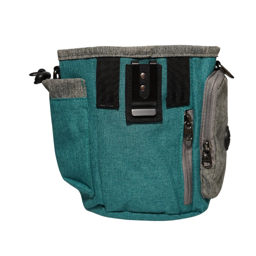 Only One Treats large teal dog treat training pouch, alternate view