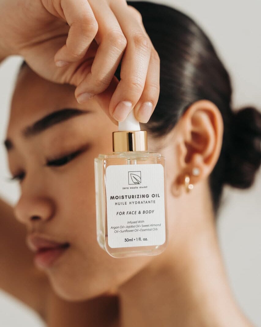 Zero Waste MVMT moisturizing body oil, alternate view