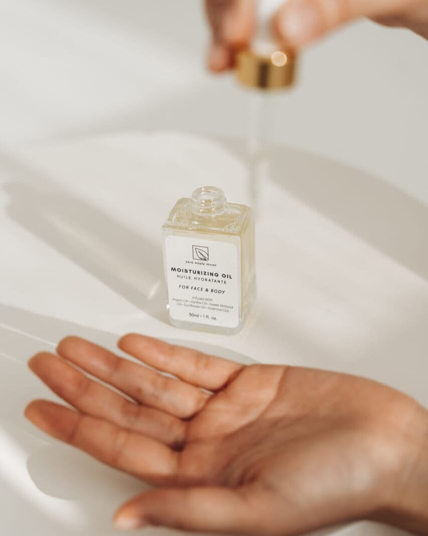 Zero Waste MVMT moisturizing body oil, alternate view
