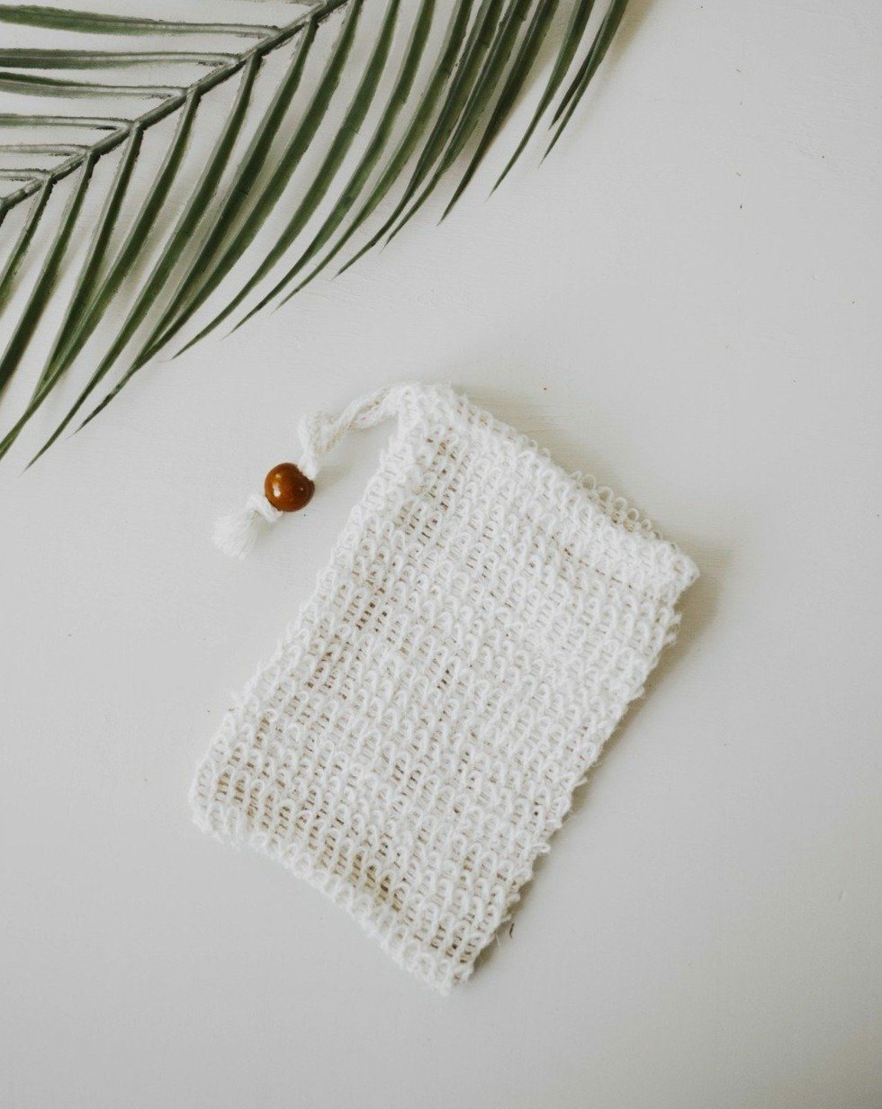 Zero Waste MVMT sisal soap saver bag