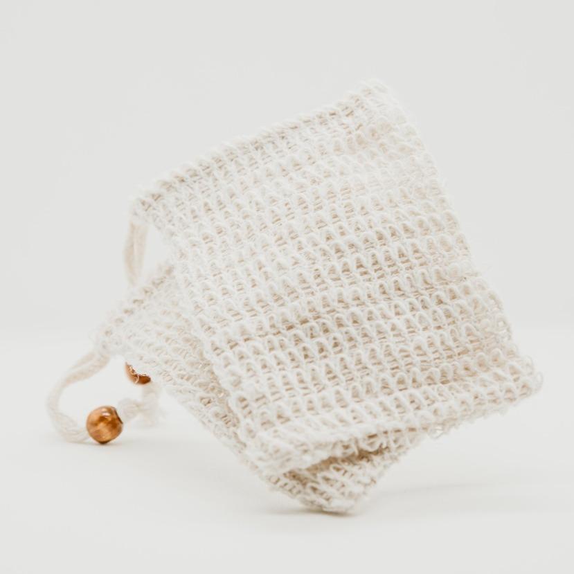 Zero Waste MVMT sisal soap saver bag, alternate view
