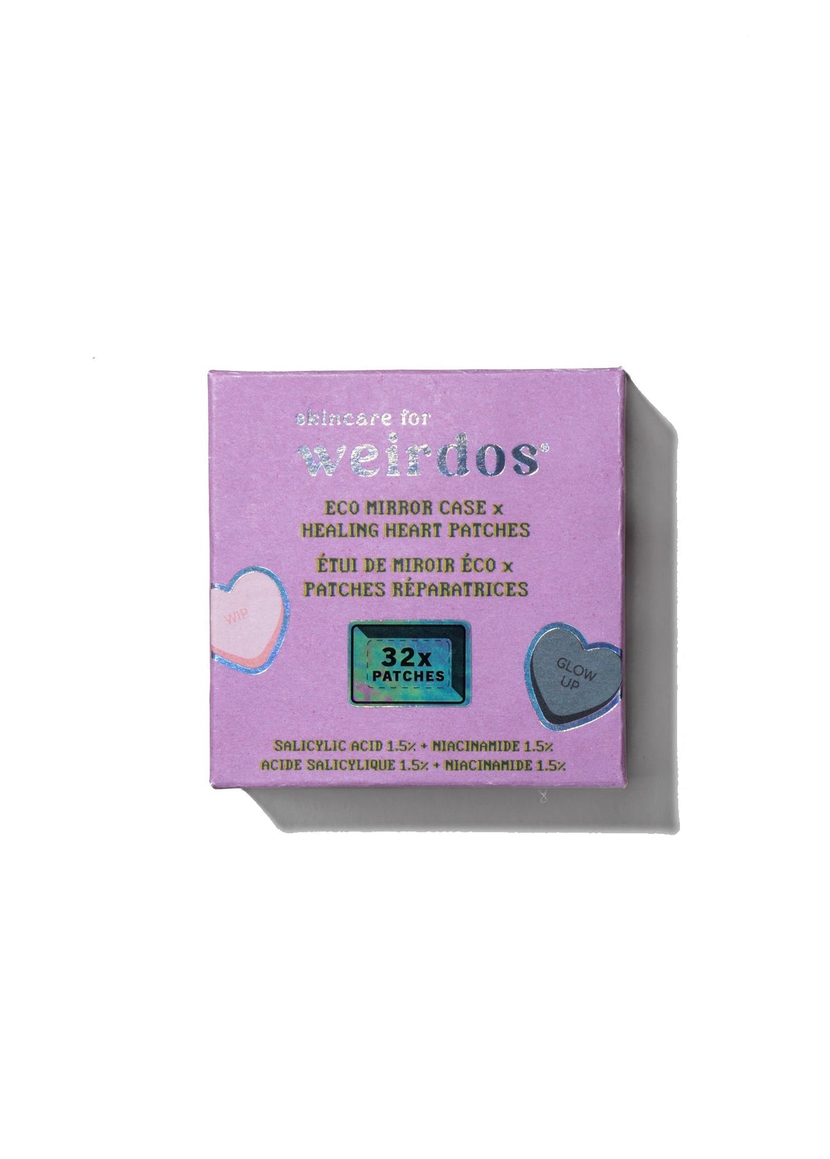 Skincare for Weirdos pimple patch starter kit with mirror case, alternate view
