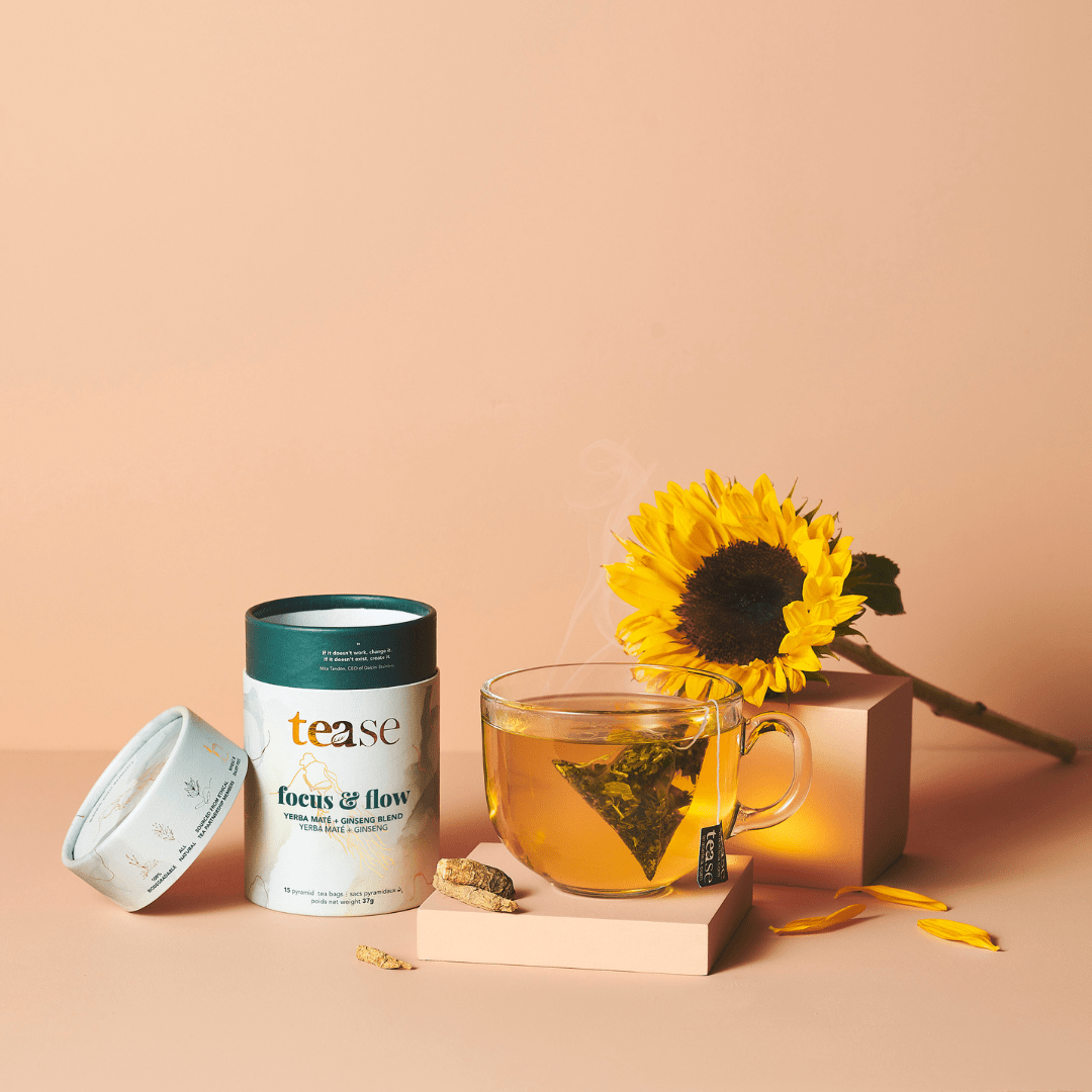 Tease Focus & Flow wellness tea, alternate view