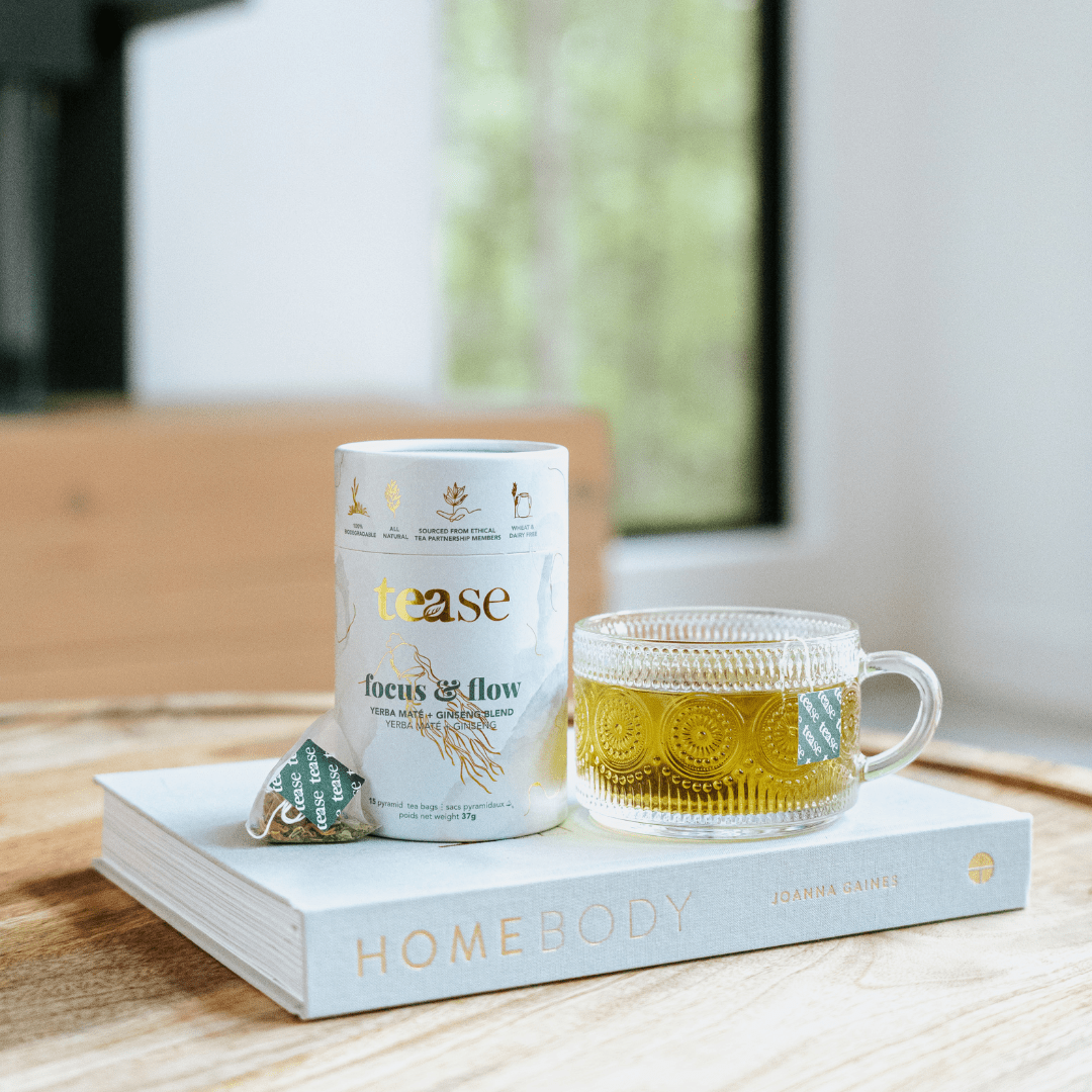 Tease Focus & Flow wellness tea, alternate view