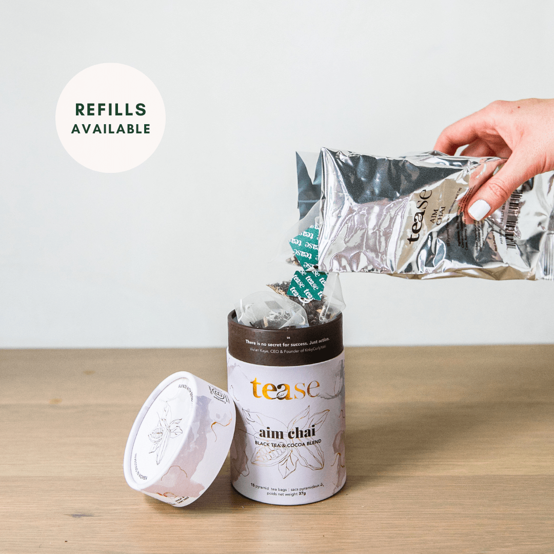 Tease Aim Chai wellness tea, alternate view