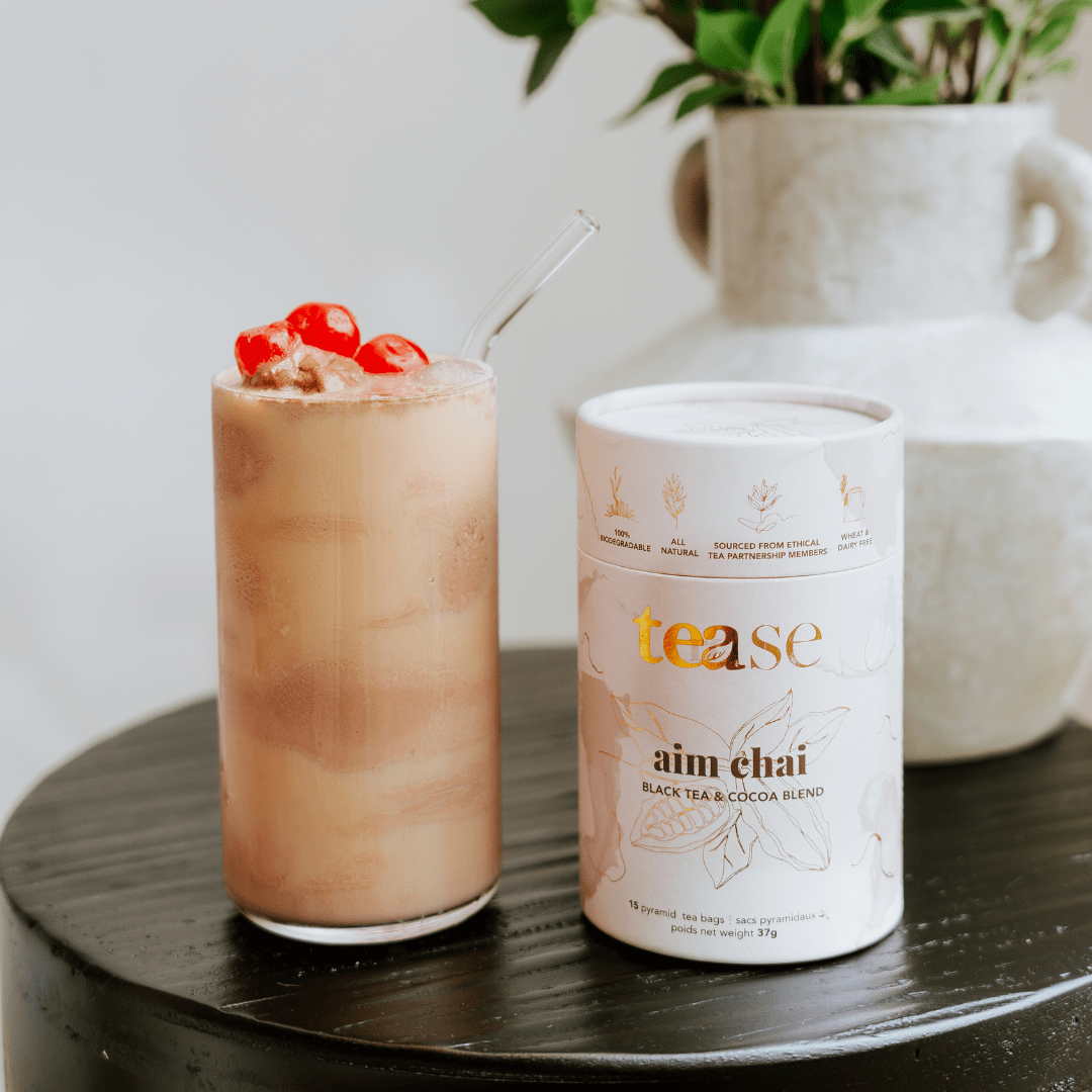 Tease Aim Chai wellness tea, alternate view