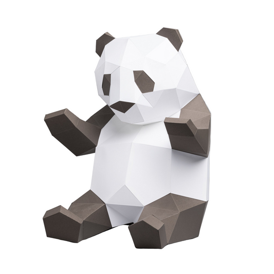 DIY Panda 3D Origami paper model Kit