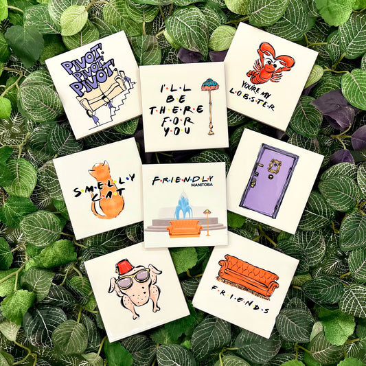 Friends Cartoon Graphic Coaster