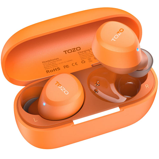TOZO A1 wireless Bluetooth earbuds with charging case