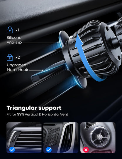 Lamicall MagSafe magnetic car vent phone mount, alternate view