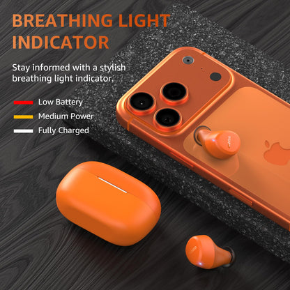 TOZO A1 wireless Bluetooth earbuds with charging case, alternate view