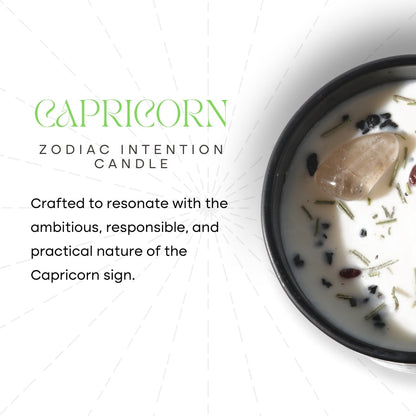 Crystal Zodiac Candle