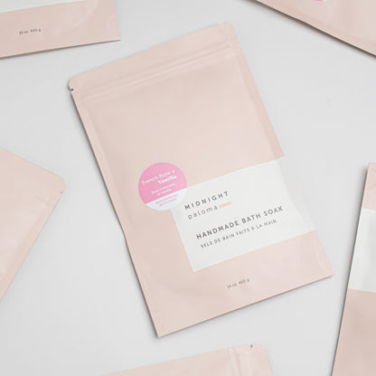 French Rose + Vanilla Replenishing Bath Soak