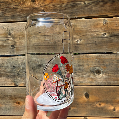 Groovy Garden Can Glass