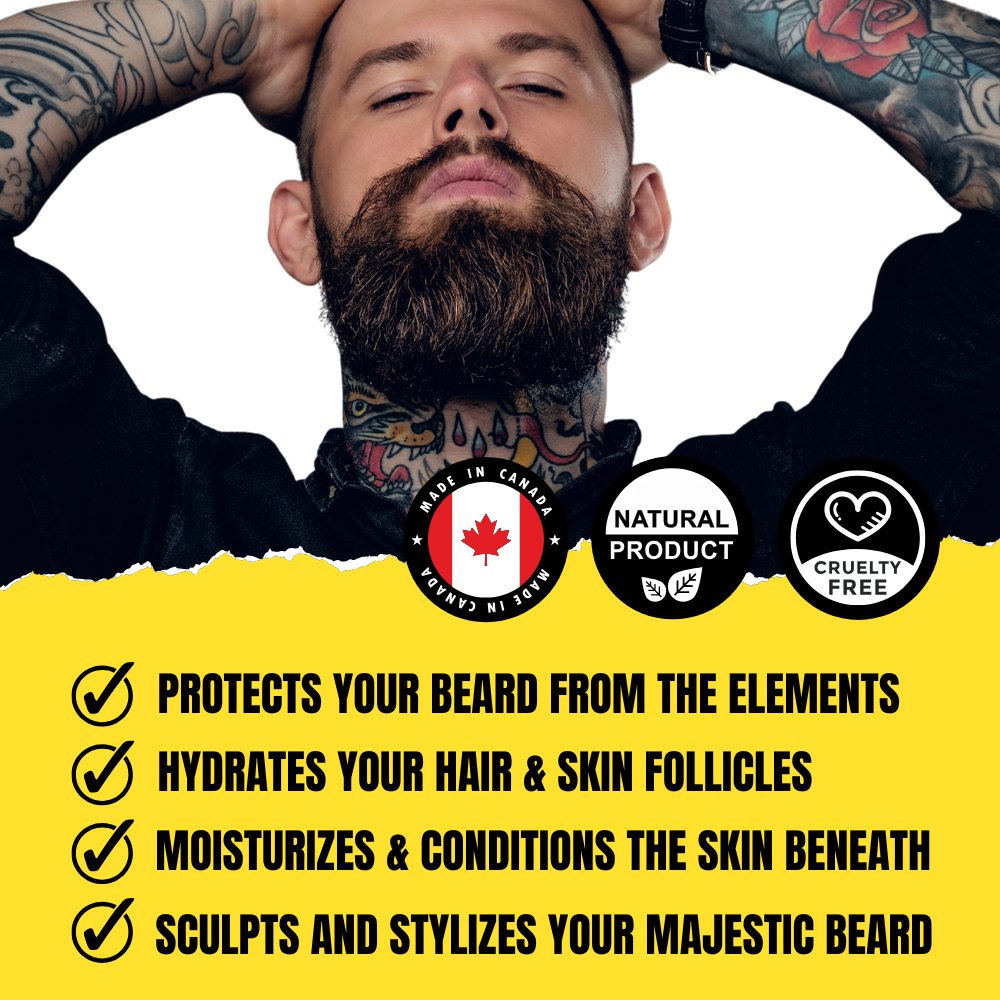 Nickel City Beard Blends My Lil Cupcake vanilla cupcake beard balm, alternate view