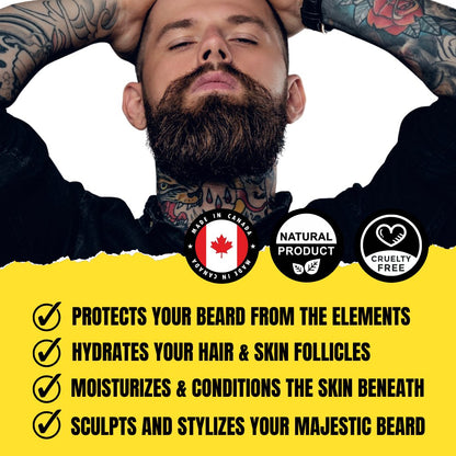Nickel City Beard Blends My Lil Cupcake vanilla cupcake beard balm, alternate view