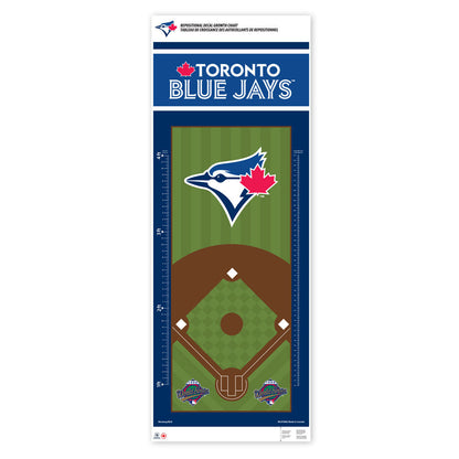 Toronto Blue Jays Repositional Vinyl Growth Chart