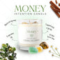 Crystal Intention Candle (Now in Clear Vessel!)