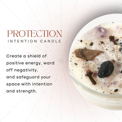 Crystal Intention Candle (Now in Clear Vessel!)