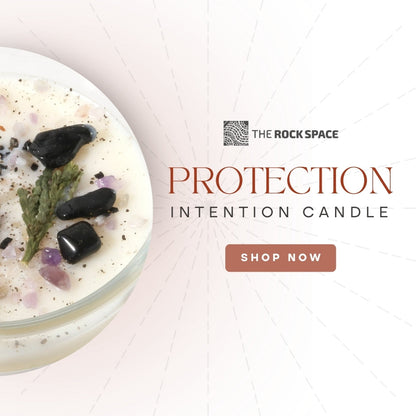 Crystal Intention Candle (Now in Clear Vessel!)