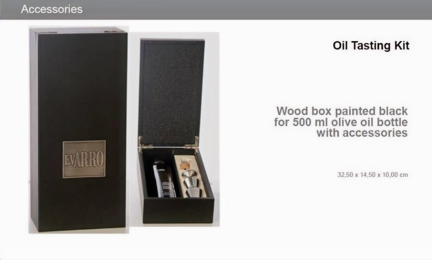 Olive Oil Tasting Kit (Gift Box Set with accessories)