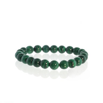 Malachite Bead Bracelet